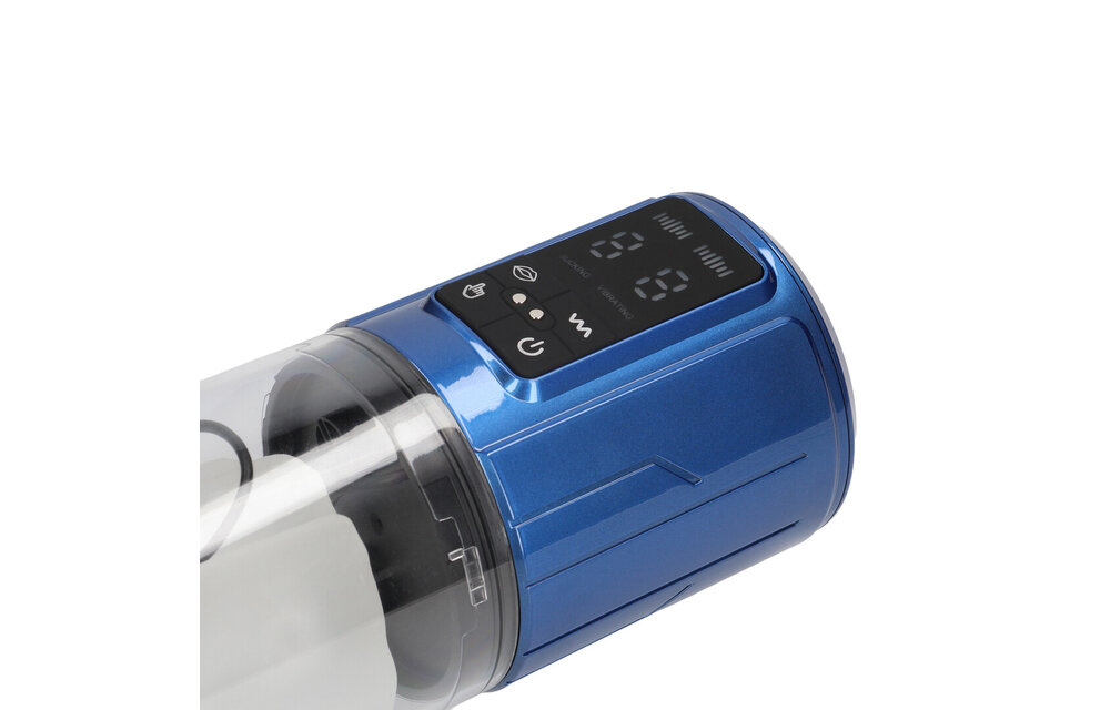 UltraLift - Automatischer wasserdichter Masturbator-Pump - Metallic Blau