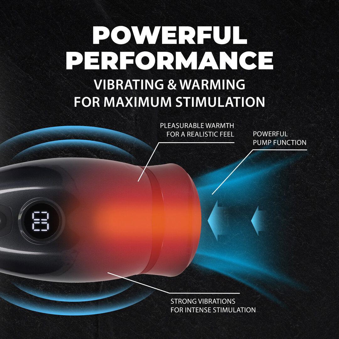 Virtuo Masturbator Pump Gun Metal – Powerful Pleasure & Vibration