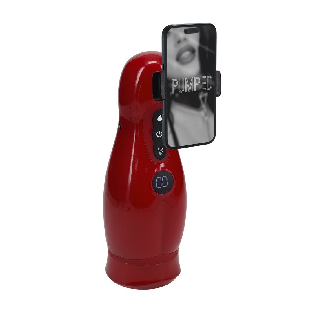 Virtuo Suction & Vibration Pump Red – Ultimate Pleasure & Comfort