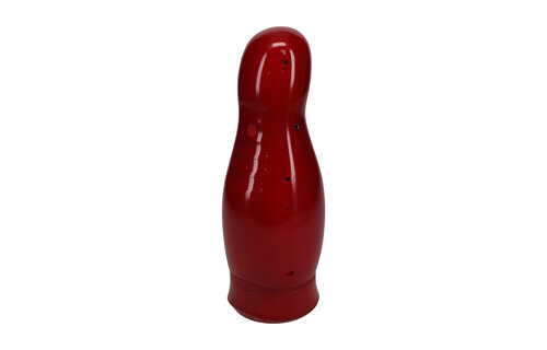 Virtuo - Suction and Vibration Masturbator Pump with Phone Attachment - Metallic Red