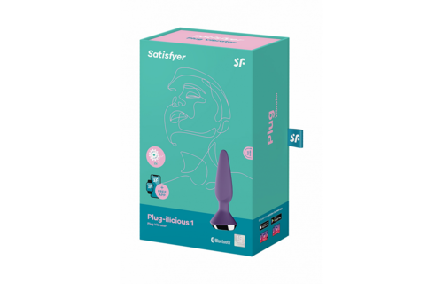 Plug-ilicious 1 - Vibrating Butt Plug - Purple