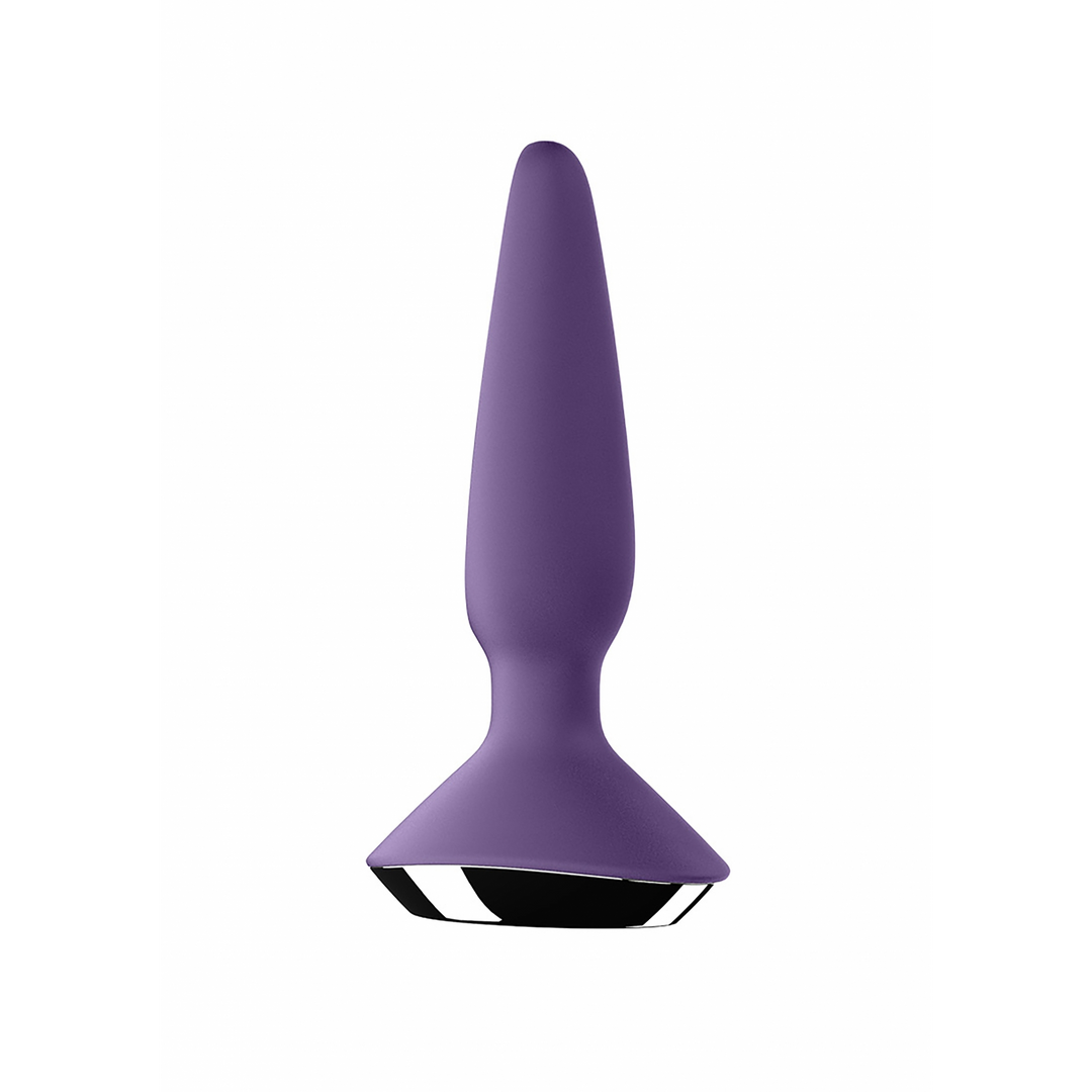 Plug-Ilicious 1 13,5 cm – Vibrierender lila Butt Plug