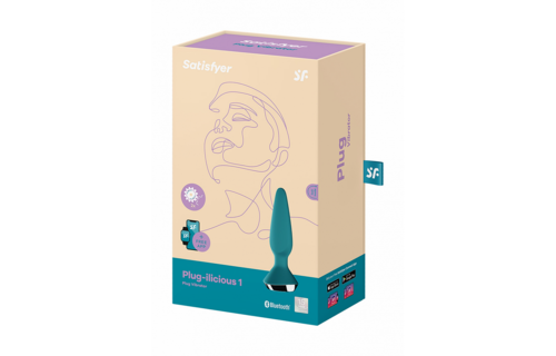 Plug-Ilicious 1 13,5 cm - Vibrerende Butt Plug Petrol Veilig