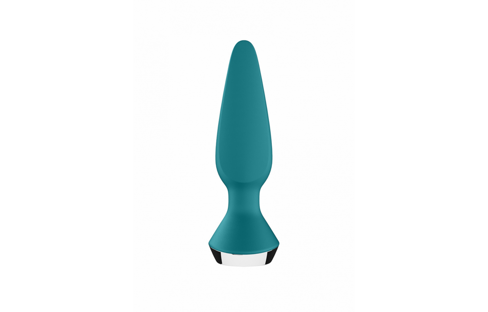 Plug-Ilicious 1 13,5 cm – Vibrierender Butt Plug Petrol Sicher