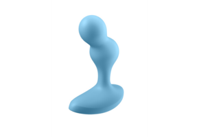 Deep Diver 4.2 cm - Vibrating Anal Plug Light Blue