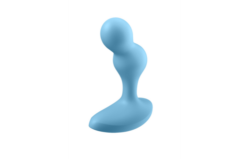 Deep Diver 4,2 cm – Vibrierender Analplug Hellblau