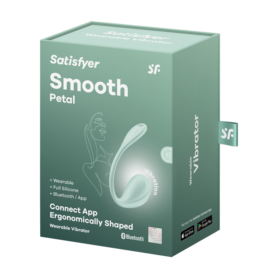 Smooth Petal Connect App - Tragbarer Paar-Vibrator - Mint