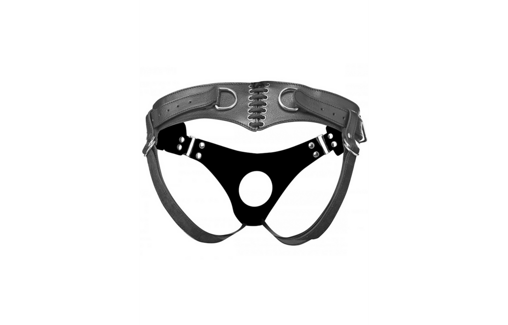 Bodice Korsett-Stil Strap-On-Harness 10,2 cm – Luxus & Komfort