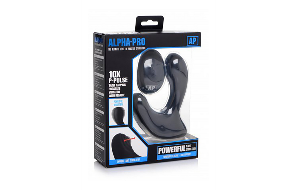 Silicone Prostate Stimulator + Remote Control with 10 Speeds