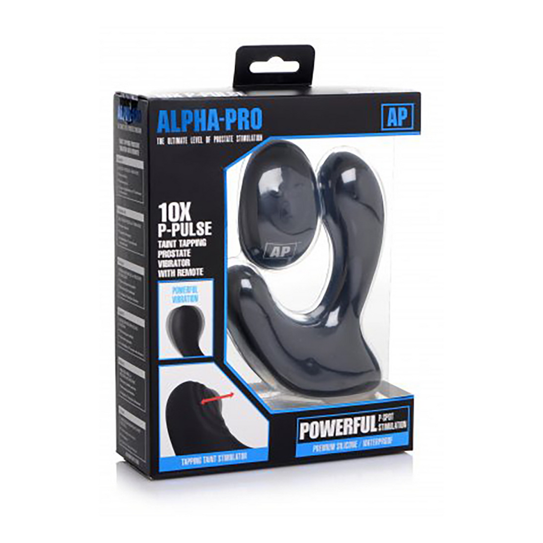 Silikon-Prostatastimulator XR Brands – 10 Geschwindigkeiten & Fernbedienung