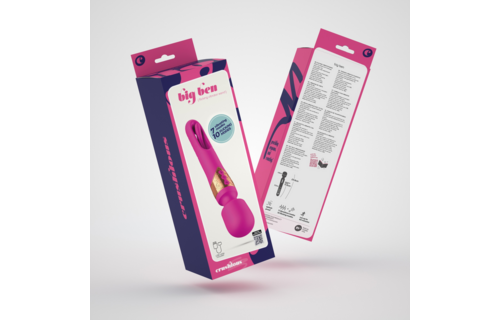 Big Ben - Dual Wand Massager mit Flicker - Pink