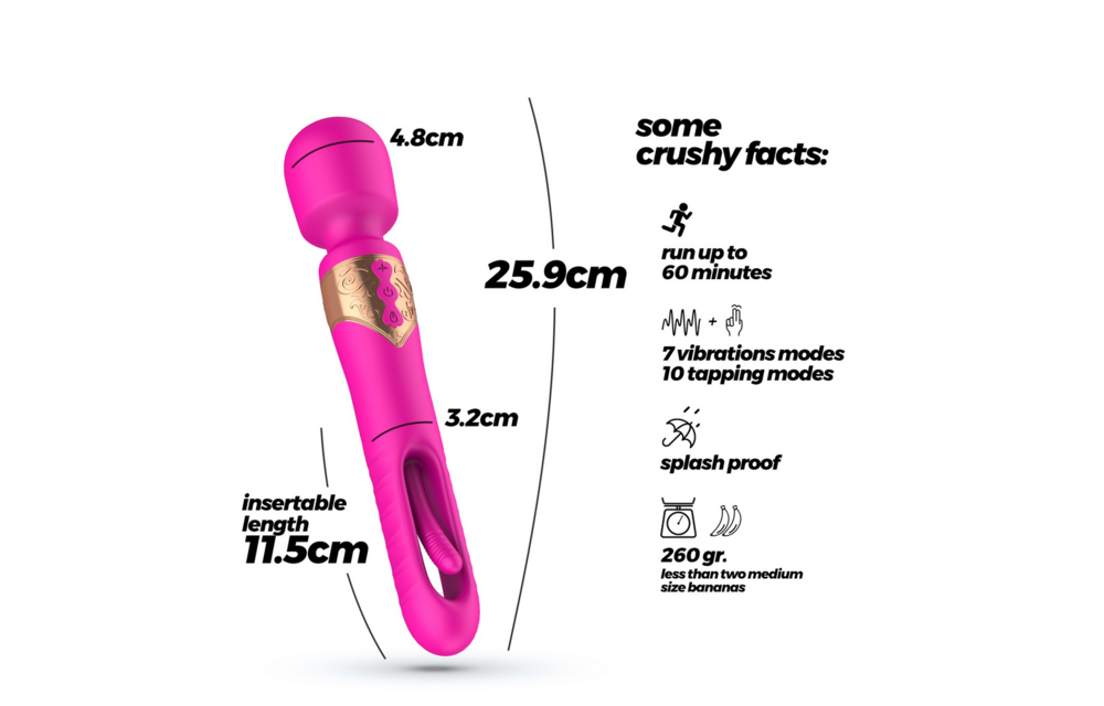 Big Ben Dual Wand Massager Roze - Krachtig & Opwindend