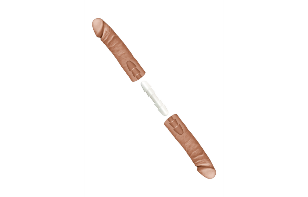 Double D - Realistic Double ULTRASKYN Dildo - 16 / 40 cm