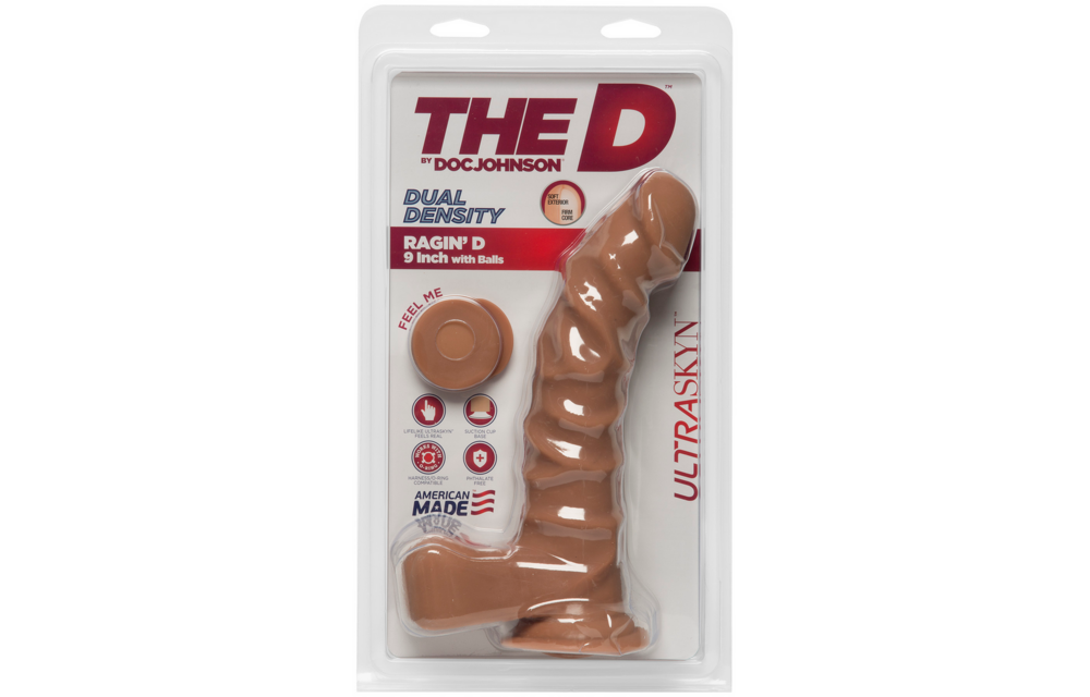 Ragin' D - Realistic ULTRASKYN Dildo met Ballen - 9 / 22 cm