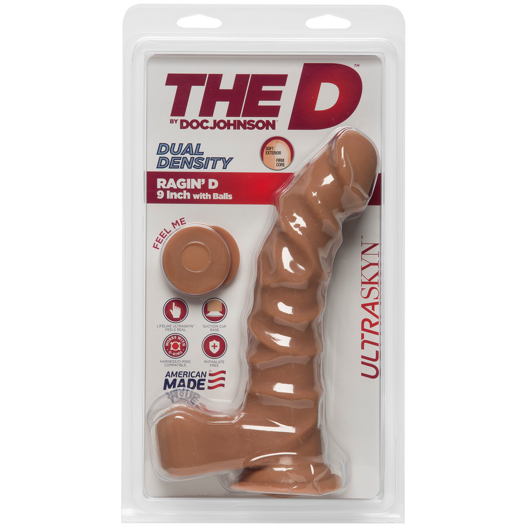 Ragin' D - Realistic ULTRASKYN Dildo met Ballen - 9 / 22 cm