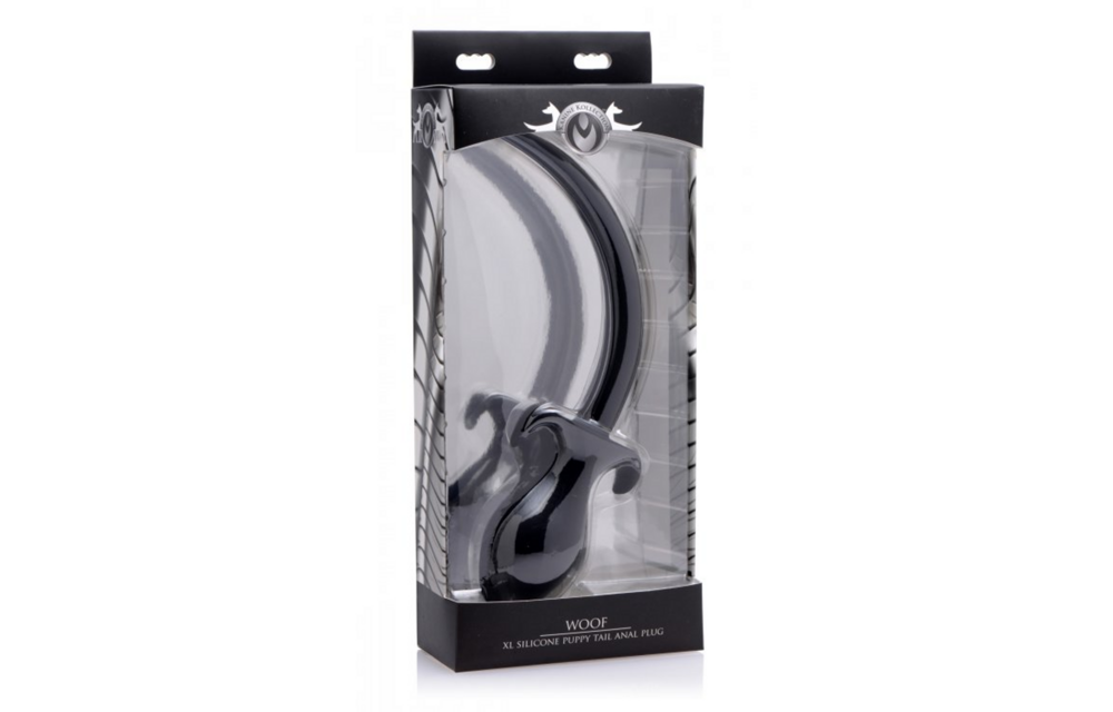 Woof XL 33,6 cm | Silikon-Puppy-Tail-Butt-Plug – sicher und bequem