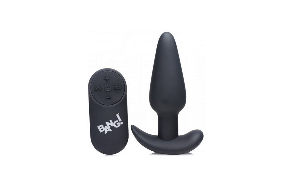 Vibrerende Siliconen Buttplug 9 cm Met Afstandsbediening | XR Brands
