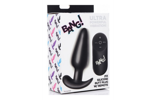 Vibrerende Siliconen Buttplug 9 cm Met Afstandsbediening | XR Brands