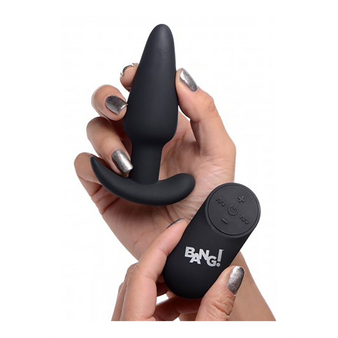 Vibrerende Siliconen Buttplug 9 cm Met Afstandsbediening | XR Brands