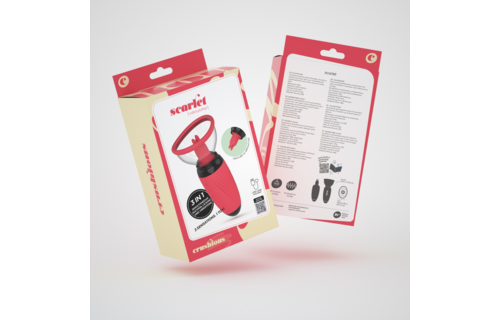 Scarlet Vulva Pump Red – Vibrating & Sucking Pleasure