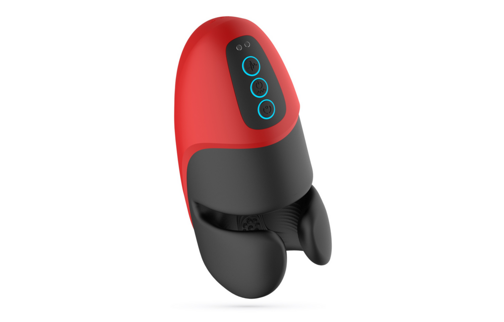 Pancho Oplaadbare Masturbator Rood - Krachtige Vibraties