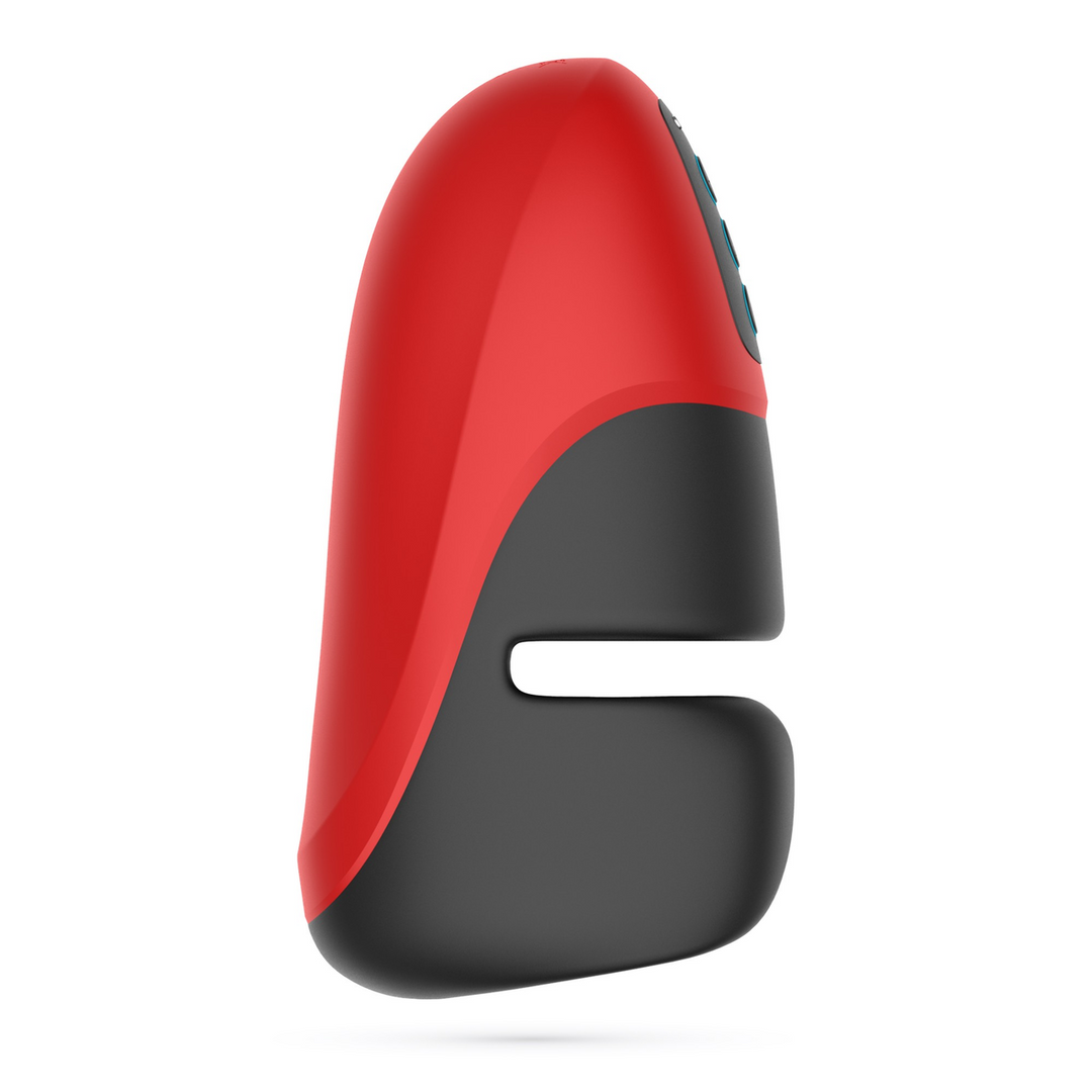 Pancho Oplaadbare Masturbator Rood - Krachtige Vibraties