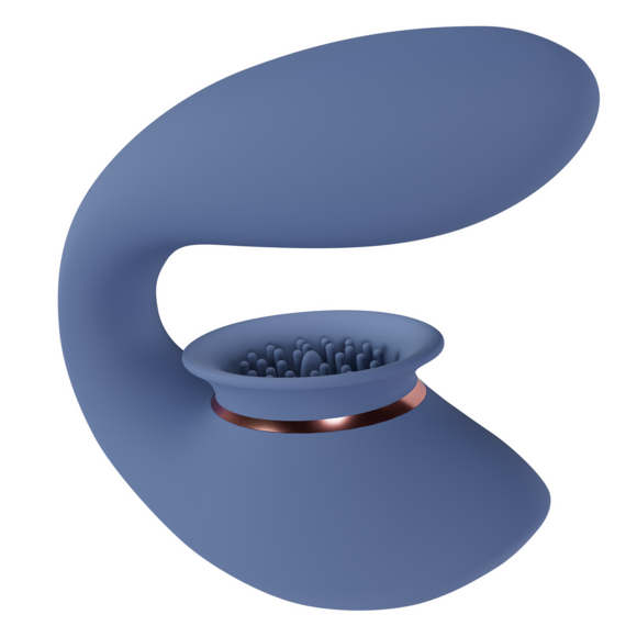 Twitch 3 Vibrator Blue – Rechargeable & Suction Cup Toy