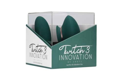 Twitch 3 Bosgroen - Oplaadbare Vibrator & Zuignap Genot