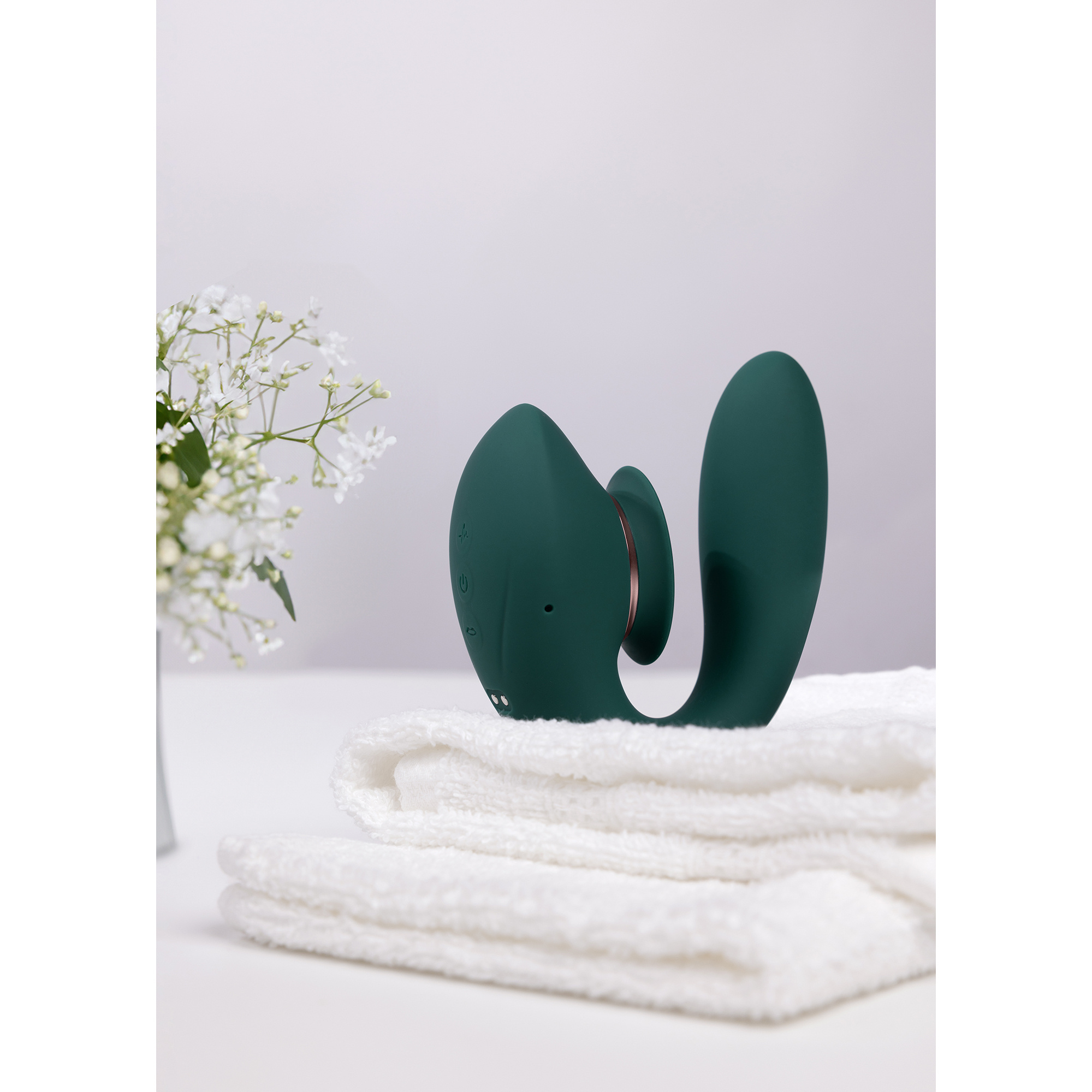 Twitch 3 Bosgroen - Oplaadbare Vibrator & Zuignap Genot