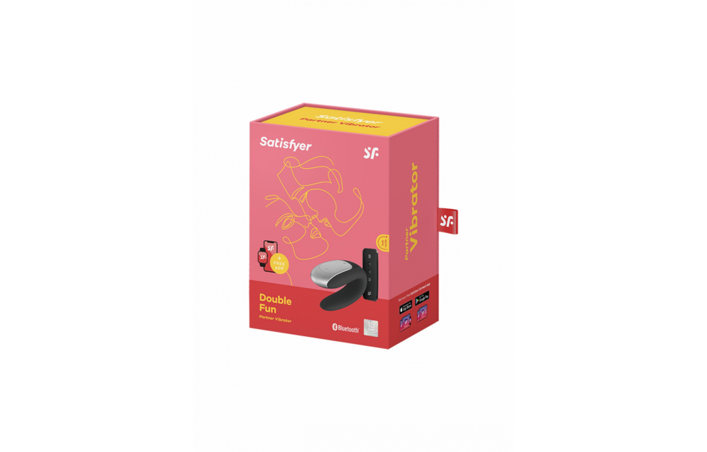 Double Fun - Partner Vibrator - Black