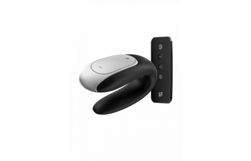 Dubbel Plezier - Partner Vibrator - Zwart