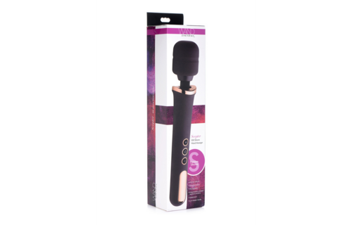 Scepter Silicone Wand Massager Black – Anal Training Set
