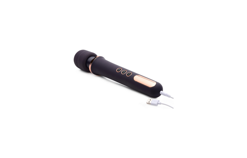 Scepter Silicone Wand Massager Black – Anal Training Set