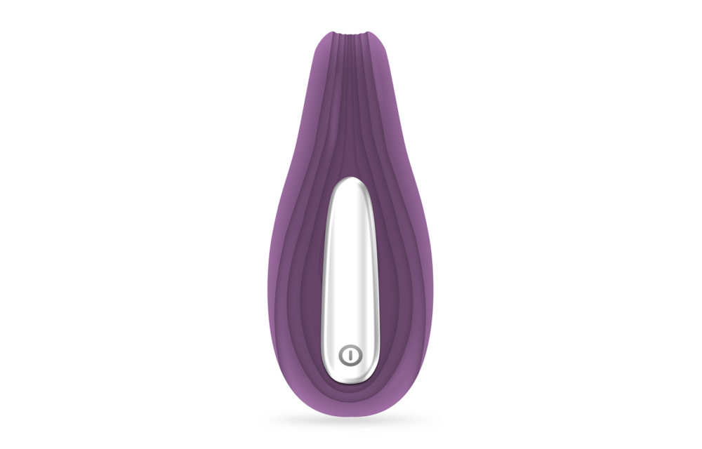 Pleasuriser Paars - Oplaadbare C-vormige Vibrator + Glijmiddel