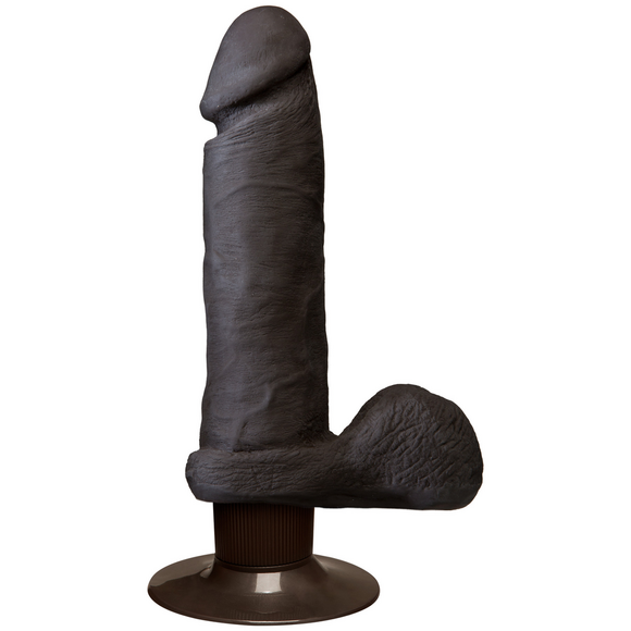 Ultrarealistischer vibrierender ULTRASKYN-Dildo – 18 cm Braun