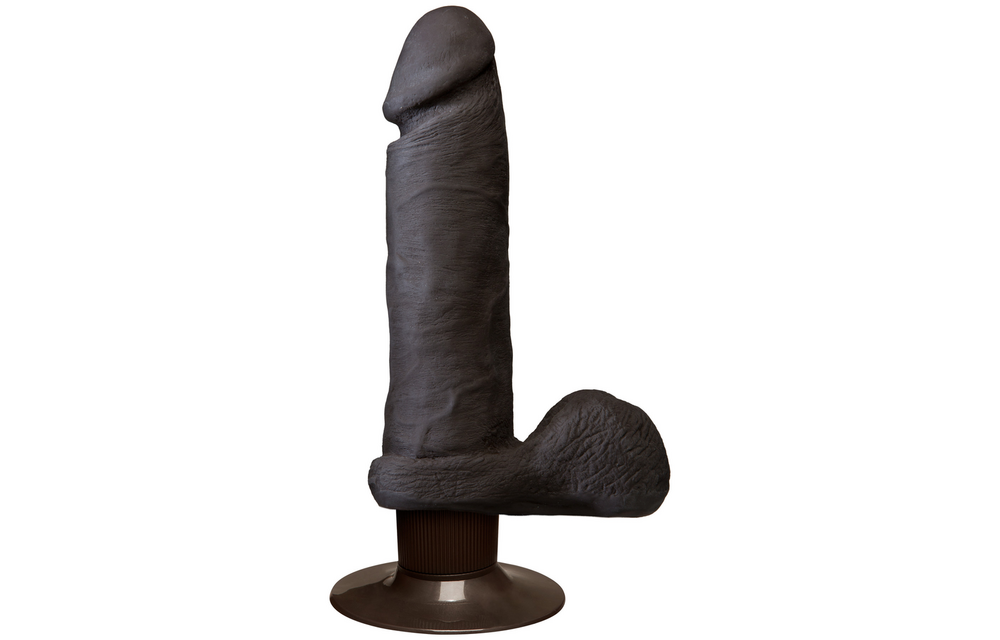 Ultra-realistic Vibrating ULTRASKYN Dildo – 18 cm Brown