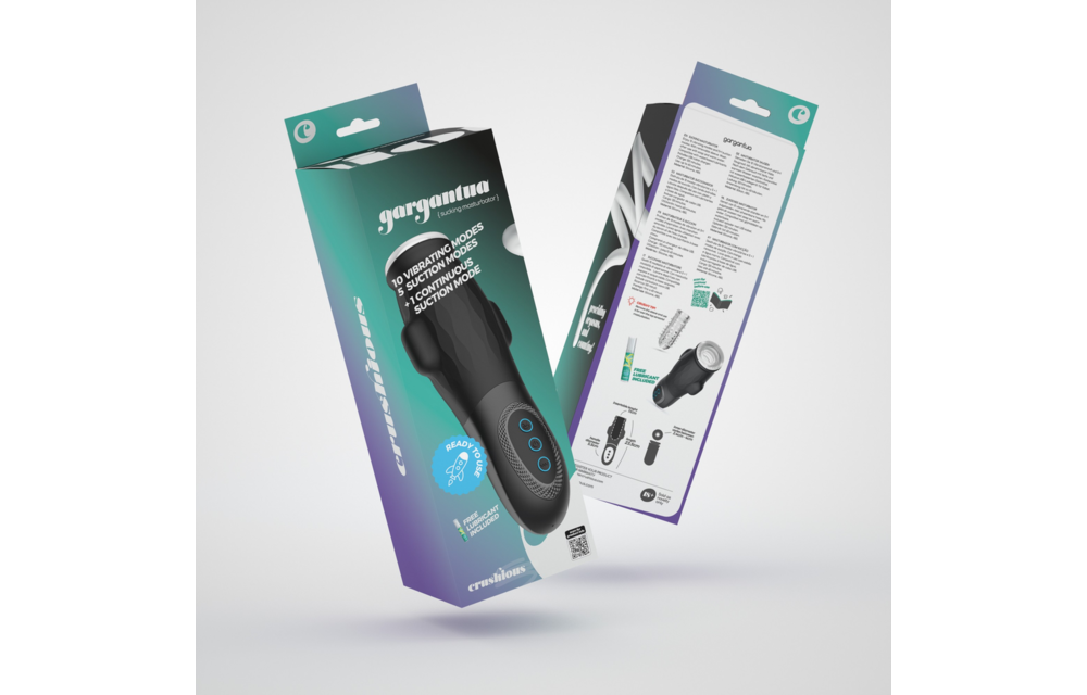 Gargantua Suction Masturbator with Sleeve & Lubricant - Crushious