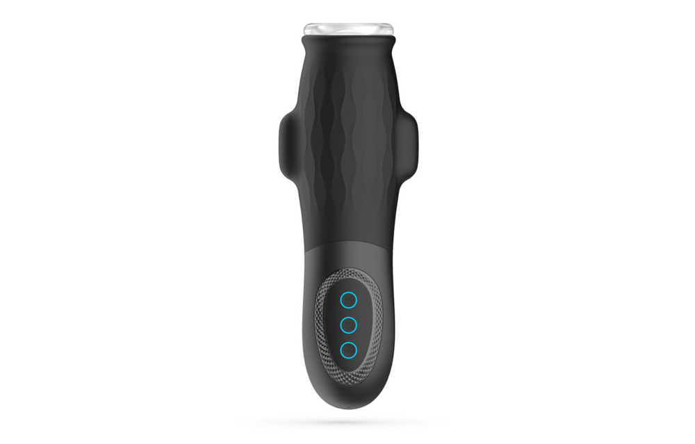 Gargantua - Suction Masturbator with Removable Sleeve and Lubricant - 0.3 fl oz / 10 ml