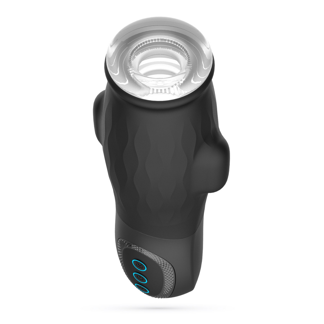 Gargantua - Suction Masturbator with Removable Sleeve and Lubricant - 0.3 fl oz / 10 ml