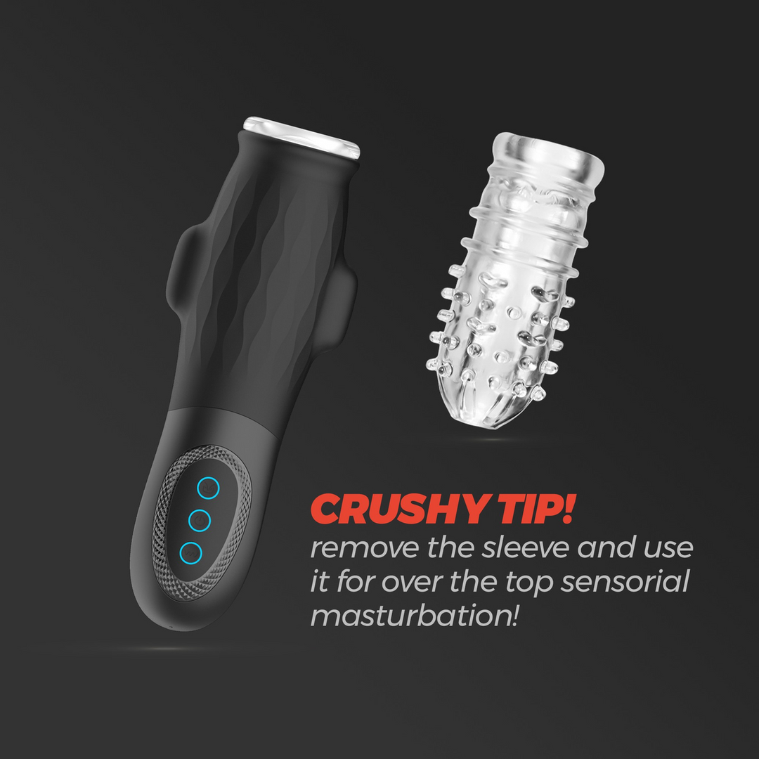 Gargantua Suction Masturbator with Sleeve & Lubricant - Crushious