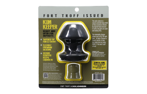 Kum Keeper Groot Zwart 8,89 cm – Comfort & Controle Siliconen