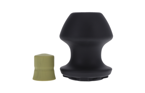 Kum Keeper Groß Schwarz 8,89 cm – Komfort & Kontrolle Silikon