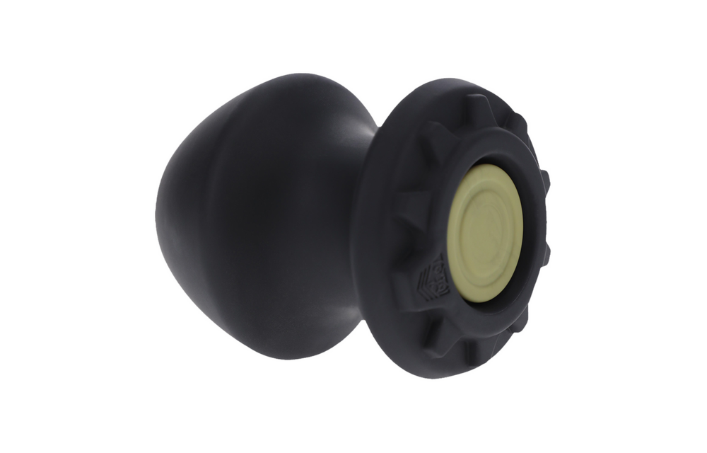 Kum Keeper Groß Schwarz 8,89 cm – Komfort & Kontrolle Silikon