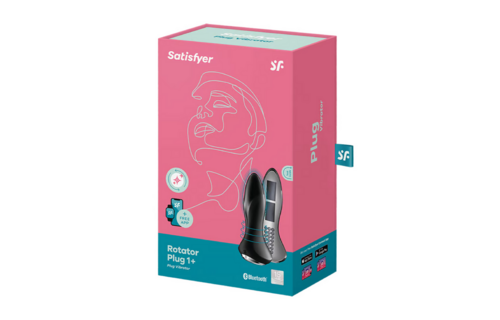 Rotar Plug 1Plus - Vibrating Butt Plug with App - Black