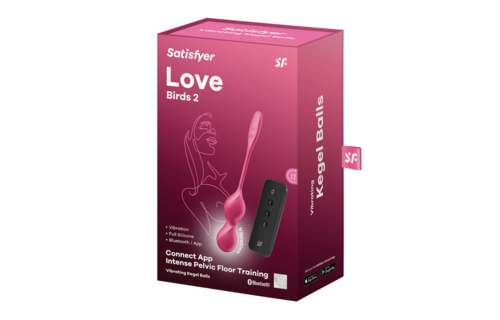 Love Birds 2 Pink – Kegel- und G-Punkt-Trainer mit App