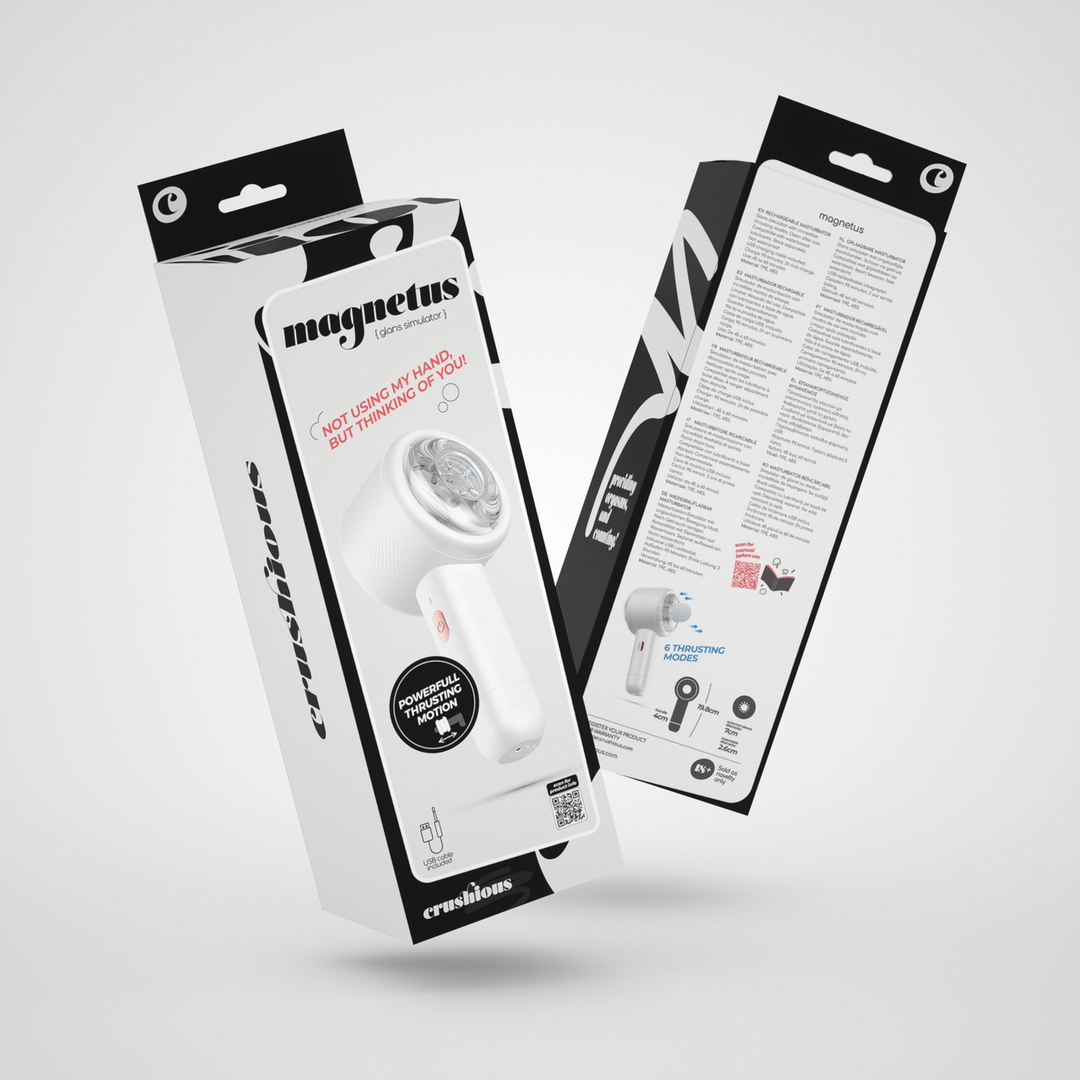 Magnetus Oplaadbare Masturbator Wit – Krachtig & Compact