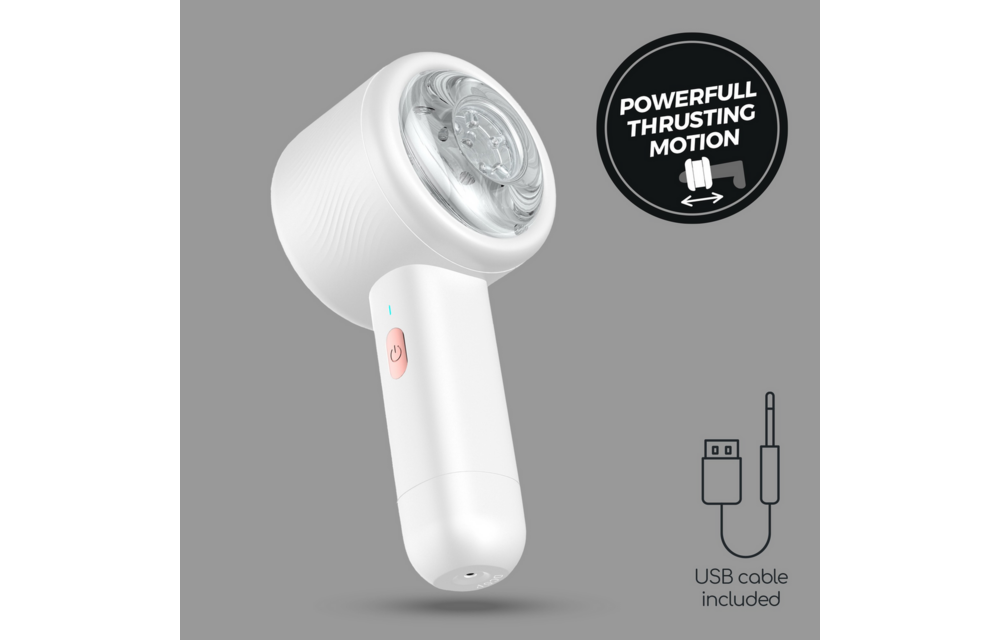 Magnetus - Rechargeable Masturbator - White