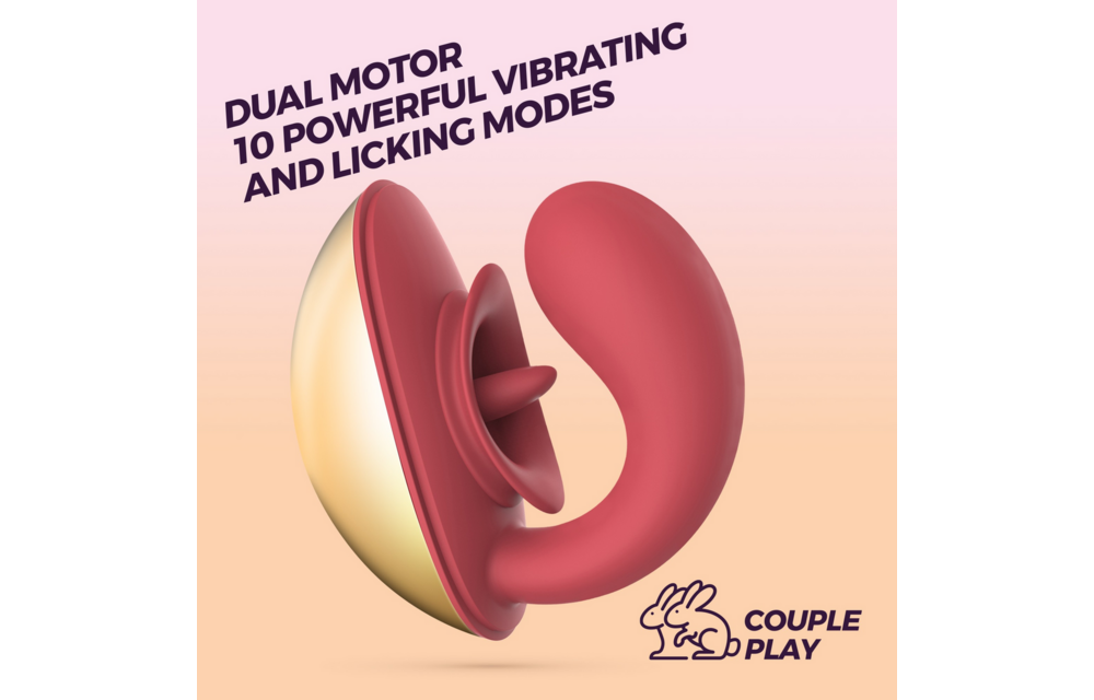 Arcane Licking Couples Vibrator Rot – Leistungsstark & diskret