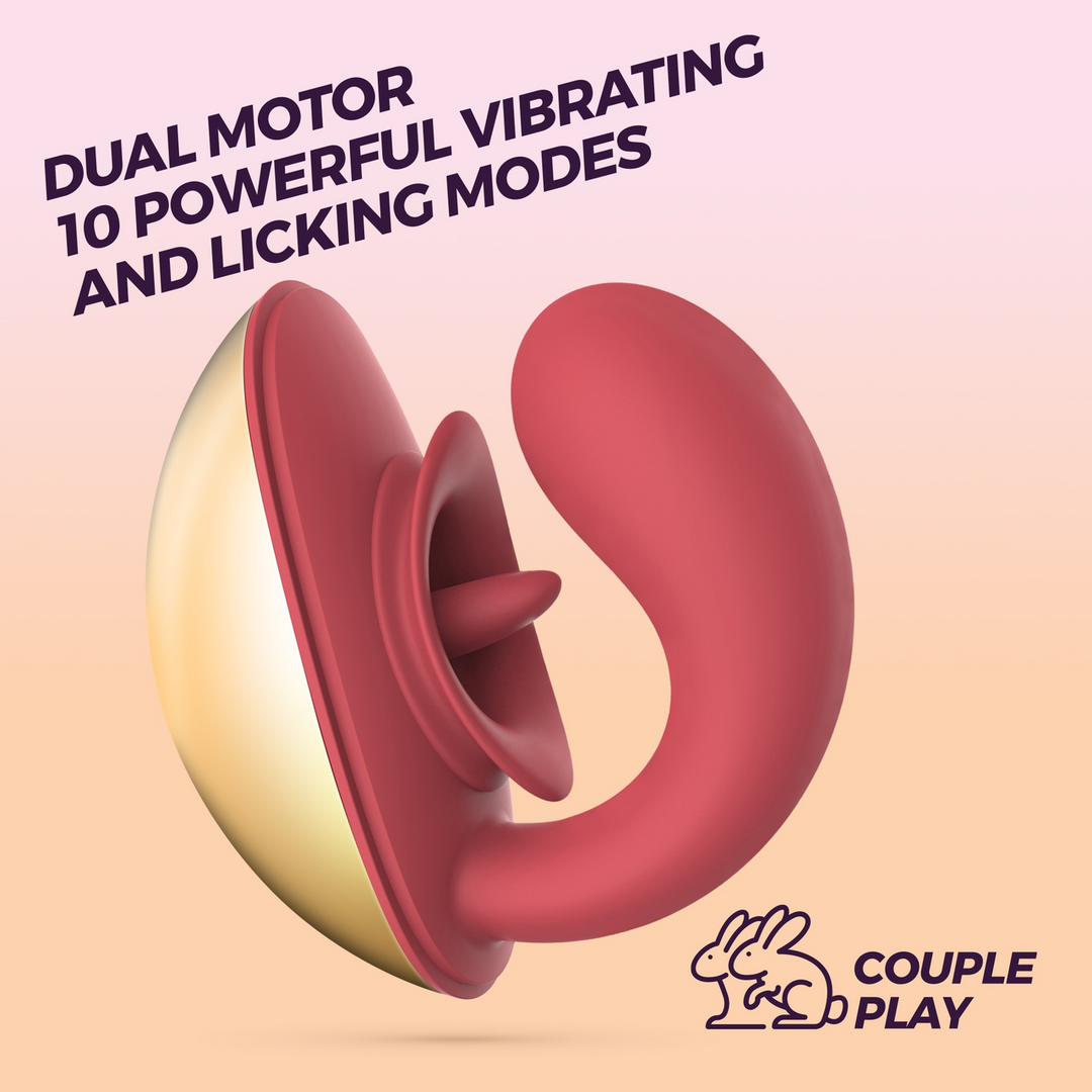 Arcane Likende Koppels Vibrator Rood - Krachtig & Discreet