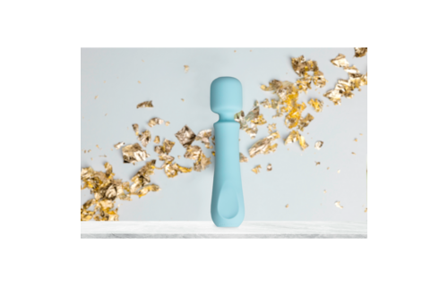 Euphoria wiederaufladbarer Silikon-Stabvibrator Blau – leise & leistungsstark